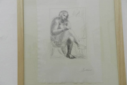 Art lesson at the exhibition of Picasso's etchings