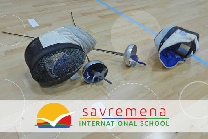 Fencing during PE classes