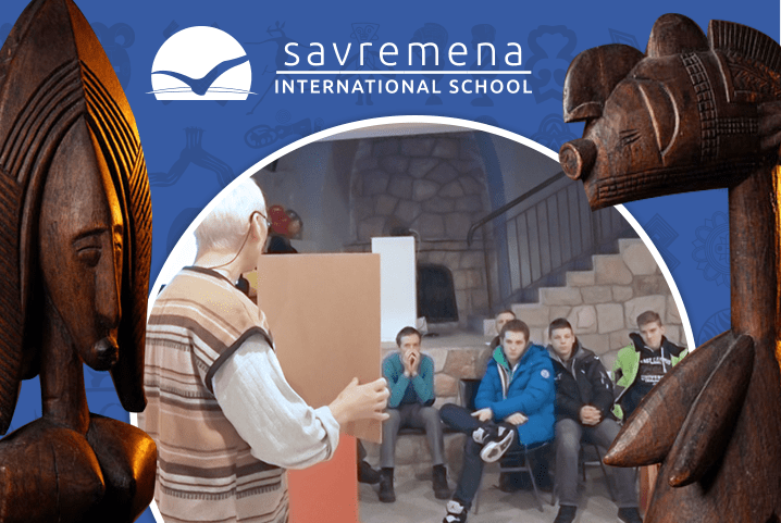 Presentation of Savremena International School’s students in the Museum of African Art