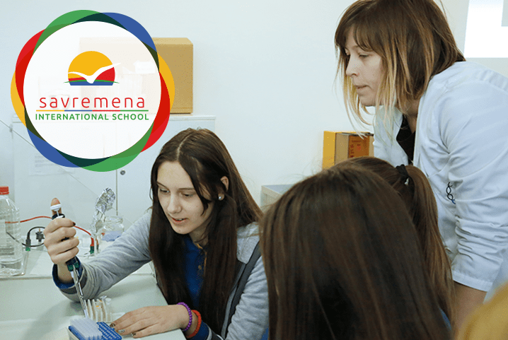 Savremena International School students as forensic scientists