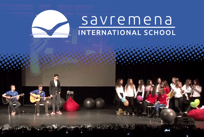 Savremena’s students performed the Forgive me, Catherine play for their guests from primary schools