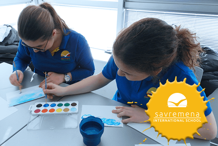 A blend of knowledge and creativity at an interdisciplinary art and geography class