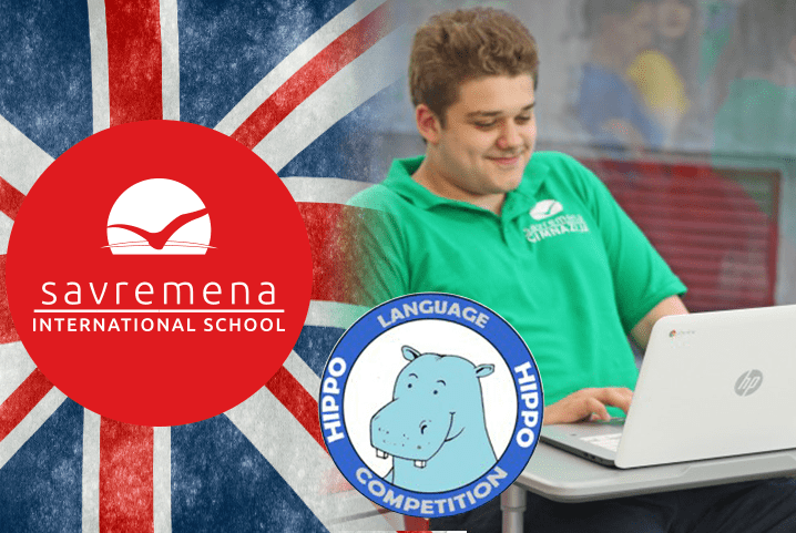 Savremena’s student aces the international English language competition