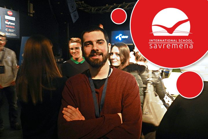 Teacher Ivan Matejić participates in panel at this year's Teen Talk