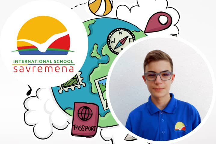 Aleksandar Zaplatić at state geography competition