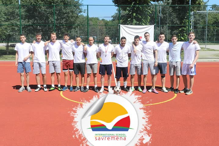Football battle between Savremena’s students and their teachers