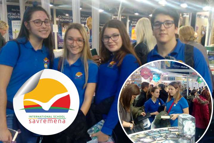 The 62nd International Belgrade Book Fair – Savremena’s students discover that “books are the key”