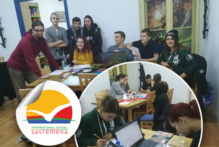 A new board game by Savremena's students
