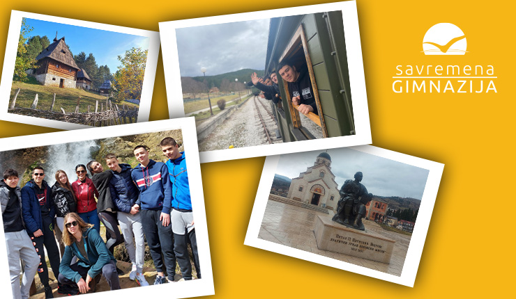 Savremena Year 1 students on a study trip through western Serbia