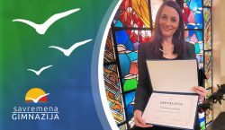 Savremena gimnazija wins first place and the golden charter for collaboration!